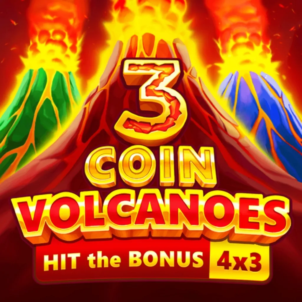 3 Coin Volcanoes slot – gra z wulkanami i funkcją bonusową