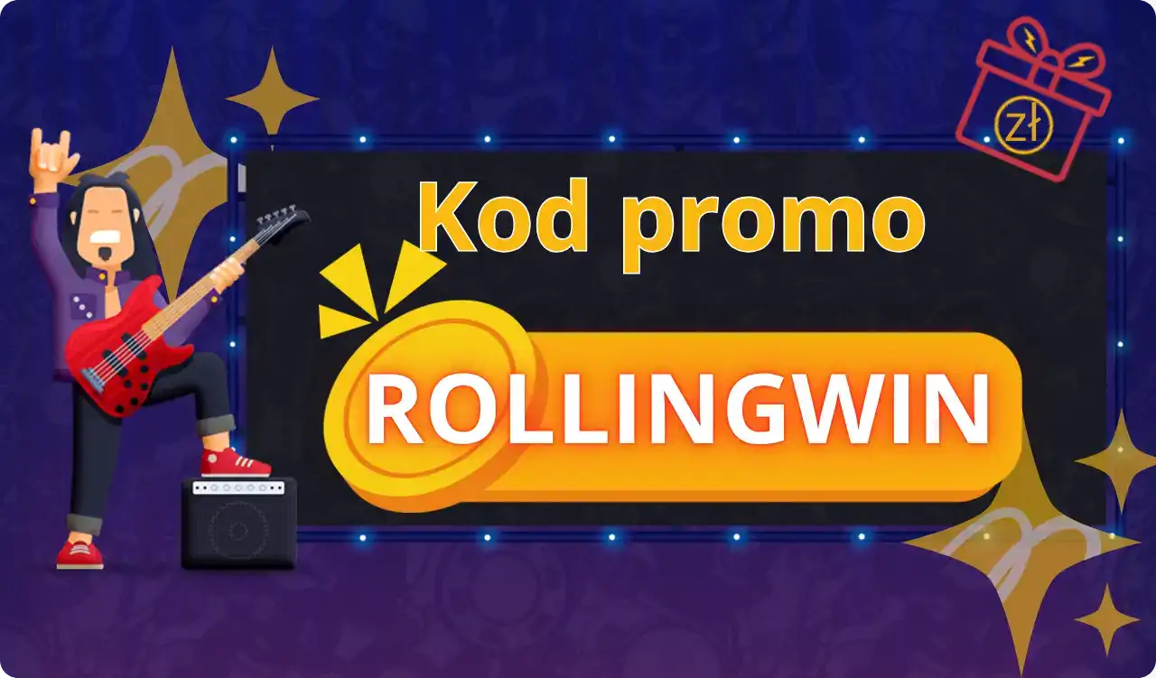 Kod ROLLINGWIN – darmowe spiny w Rolling Slots Casino